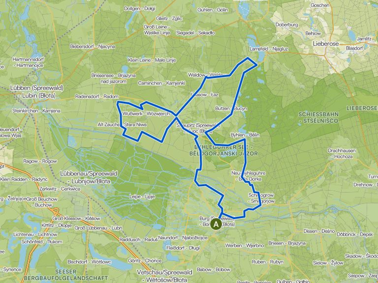 SM 70 km Radtour ab Burg (Tour führt nicht über Lübbenau) | road ride ...
